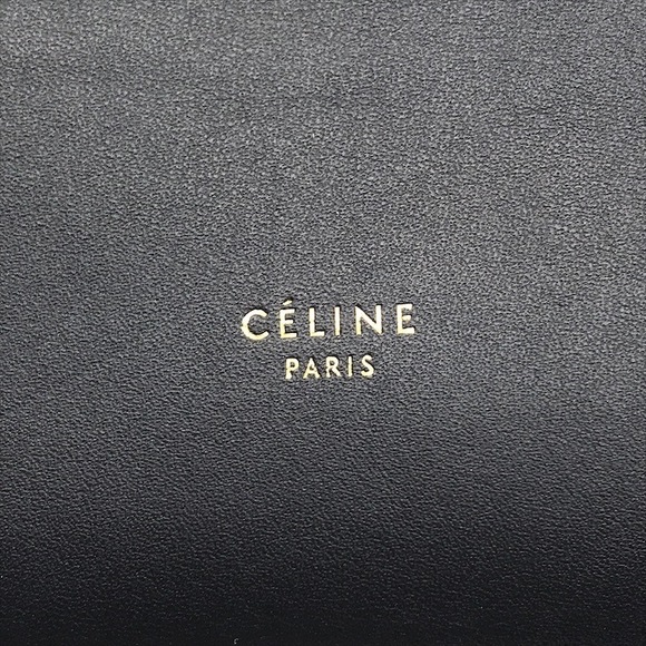 Celine Stitch Leather Clutch Bag Blue - Picture 9 of 10